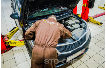 Особенности ремонта KIA Rio на СТО Орбита