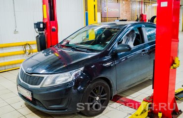 Плановое обслуживание КИА Рио ТО-8 120 000 км (подробные фото)