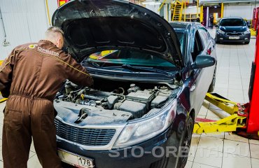 Плановое обслуживание КИА Рио ТО-8 120 000 км (подробные фото)