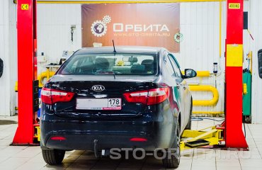 Плановое обслуживание КИА Рио ТО-8 120 000 км (подробные фото)
