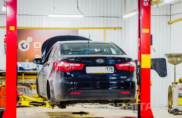 Плановое обслуживание КИА Рио ТО-8 120 000 км (подробные фото)