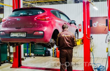 Замена задних тормозных дисков и колодок КИА Сид (подробные фото)