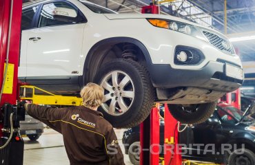 Диагностика ходовой части КИА Соренто (подробные фото)
