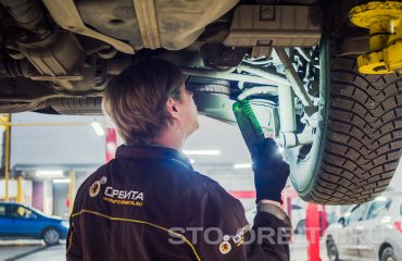 Диагностика ходовой части КИА Соренто (подробные фото)
