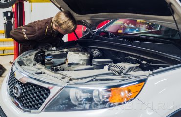 Диагностика ходовой части КИА Соренто (подробные фото)