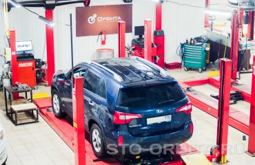 Замена шаровой опоры КИА Соренто (подробные фото)