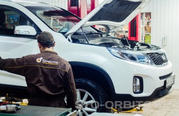 Плановое обслуживание КИА Соренто ТО-7 105 000 км (подробные фото)