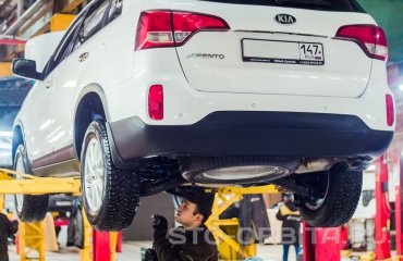 Плановое обслуживание КИА Соренто ТО-7 105 000 км (подробные фото)
