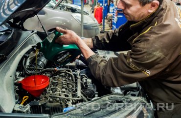 Плановое обслуживание КИА Соренто ТО-5 75 000 км (подробные фото)