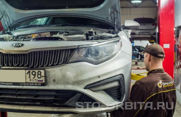 Замена тормозных колодок и масла АКПП КИА Оптима (подробные фото)