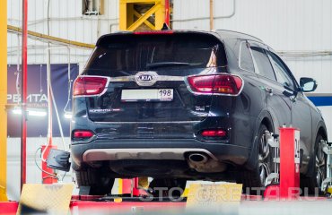 Регулировка развал-схождения КИА Соренто (подробные фото)