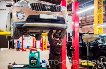 Плановое обслуживание КИА Соренто ТО-9 135 000 км (подробные фото)