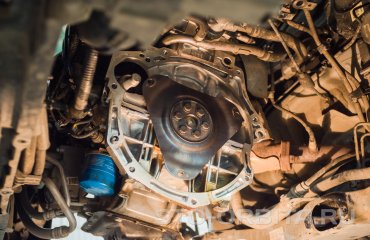 Течь масла между двигателем и коробкой КИА Рио (подробные фото)