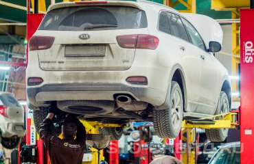 Замена моторного масла КИА Соренто (подробные фото)