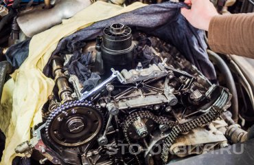 Устранение течи масла КИА Мохаве (подробные фото и видео)