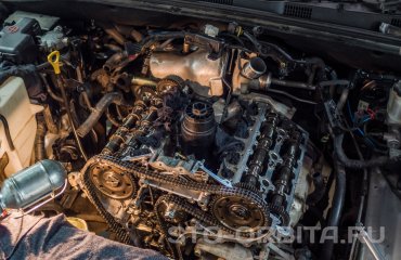 Устранение течи масла КИА Мохаве (подробные фото и видео)