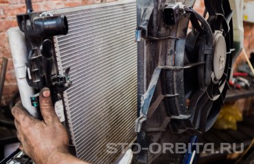 Мойка радиаторов КИА Рио (подробные фото)