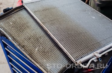 Мойка радиаторов КИА Рио (подробные фото)