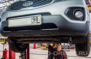 Плановое обслуживание КИА Соренто дизель (подробные фото)