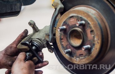 Замена задних тормозных колодок КИА Рио X Line (подробные фото)