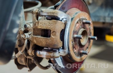 Замена задних тормозных колодок КИА Рио X Line (подробные фото)