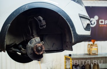 Замена передних ступичных подшипников КИА Спортейдж (подробные фото)