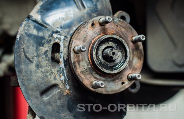 Замена передних ступичных подшипников КИА Спортейдж (подробные фото)