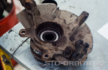 Замена передних ступичных подшипников КИА Спортейдж (подробные фото)