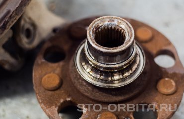 Замена задних ступичных подшипников КИА Спортейдж (подробные фото)