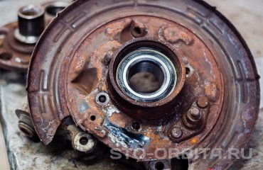 Замена задних ступичных подшипников КИА Спортейдж (подробные фото)