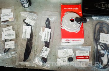 Замена комплекта цепи ГРМ КИА Оптима (подробные фото и видео)